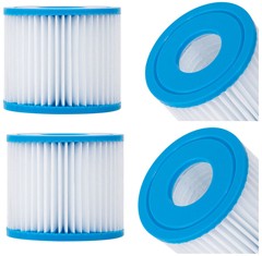 Cartridge, 6sqft, 2-1/16"ot, 2-1/16"ob, 4-1/4"dia, 3-3/4"L, 3oz : 40025-2PK