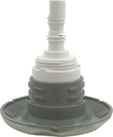 Jet Intl, WW Poly Storm, 4"fd, Twin Roto, Smth Scall, SS/Gry, Thd : 229-5537S