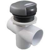 Diverter Vlv, CMP Top Mt, 2"s, 3-3/16"hs, Wave, Graph Gry/Slvr : 25048-707-200