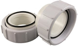Half Union Pkg, Qty 2, Pentair Pumps/Filters, 2"S x 2"FBT : 42001-0402Z