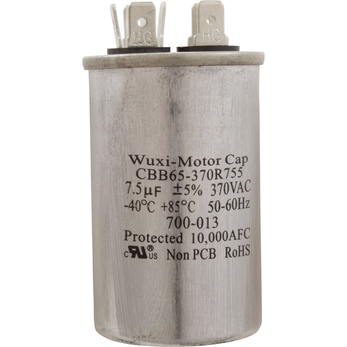 Run Capacitor, Penatair UltaTemp Heat Pump, 7.5Mfd, 370V : 473154Z