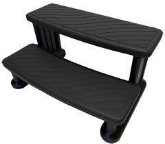 Universal Spa Step, ASM Manufacturing, Espresso/Black : CS-ESP