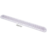Channel Drain Cover Only, Aquastar, 32", White, w/Screw, VGB : 32CDFLNFK101