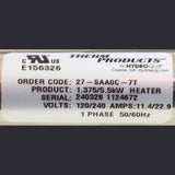 Heater Assy, LowFlow, 5.5kw, HydroQuip Slipstream, 230V : 27-SAA0C-7T-K