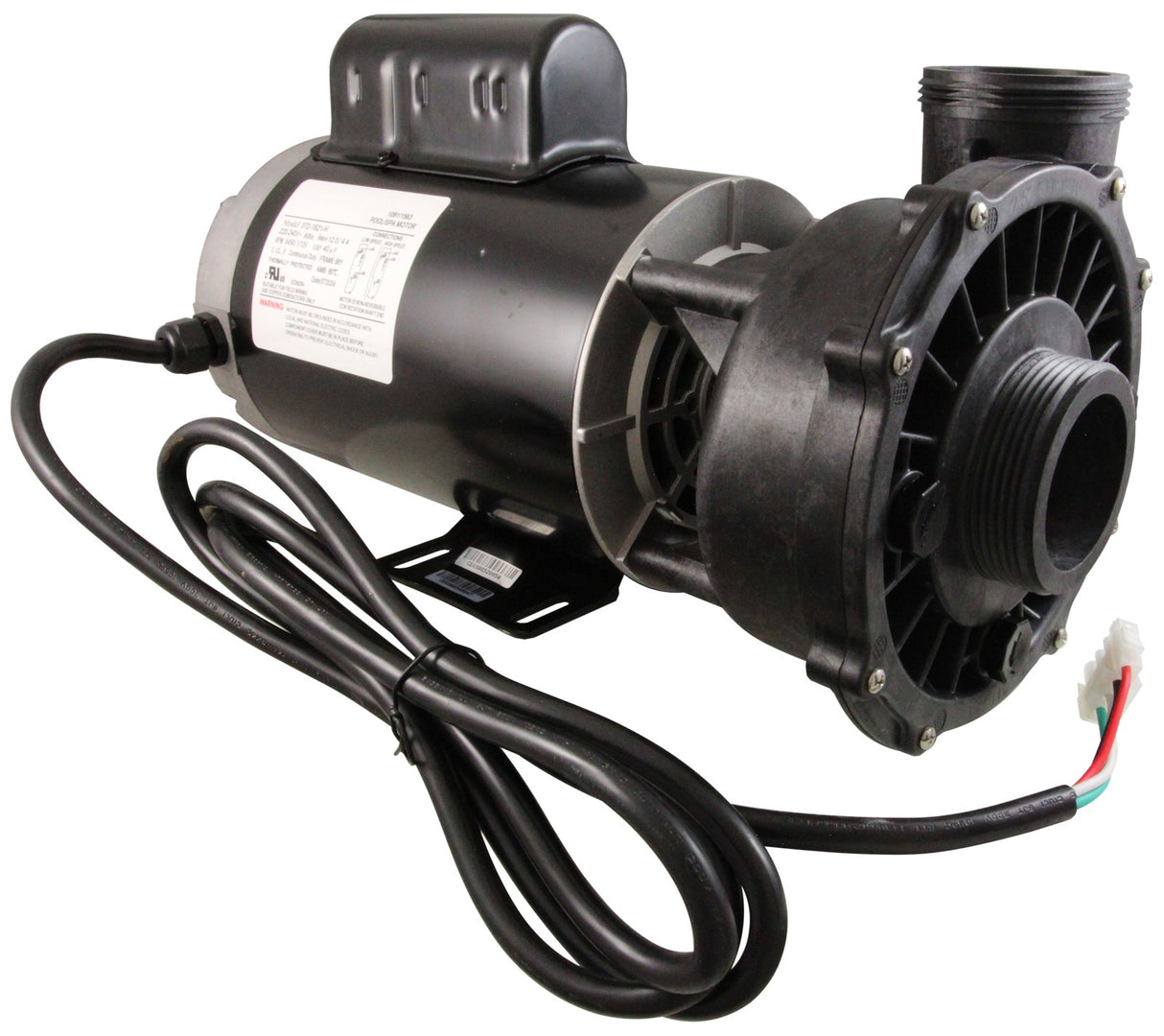 Pump, WW Executive, 4.0hp, 230V, 2-Spd, 56Fr, 2", 8ft Cord : ME-40226-20