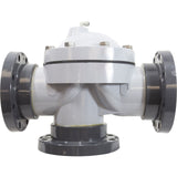 Backwash Valve, Paragon Stark 3-Way, 6", Gry, w/Flanges : V3-06