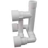 3 Jet Manifold Sys, Waterway, 9", a1-1/2"s x w2"sp, w/Intls : 210-3510G