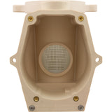 Trap/Pump Body, Pentair WhisperFlo/IntelliFlo VS, Almond : 357243Z