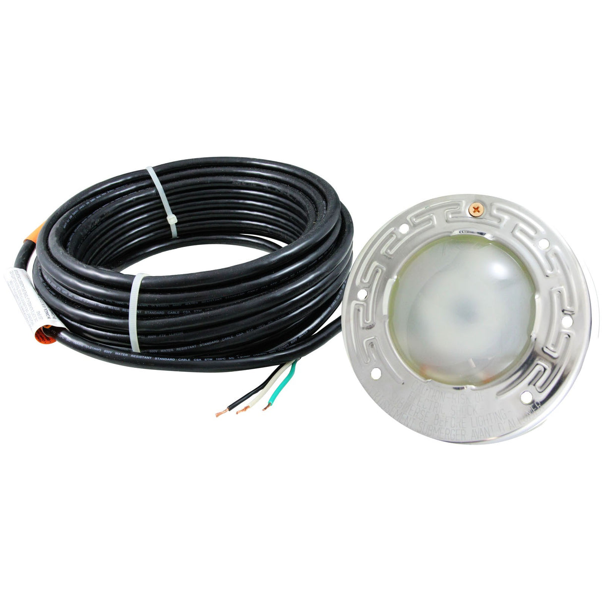 Spa Light, Pent IntelliBrite ARC, Wht LED, 12v, 100ft, 100W Eq : 618017