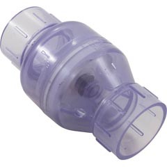 Check Valve, Flo Control 1011, 2"s, 1/2lb, Spring, Water, Clear : 1011C20