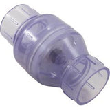 Check Valve, Flo Control 1011, 2"s, 1/2lb, Spring, Water, Clear : 1011C20