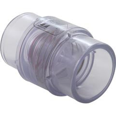 Check Valve, Magic Plastics, 1-1/2"s x 2"spg, 1/4 lb., Clear : 0830-15C