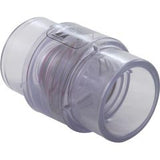 Check Valve, Magic Plastics, 1-1/2"s x 2"spg, 1/4 lb., Clear : 0830-15C