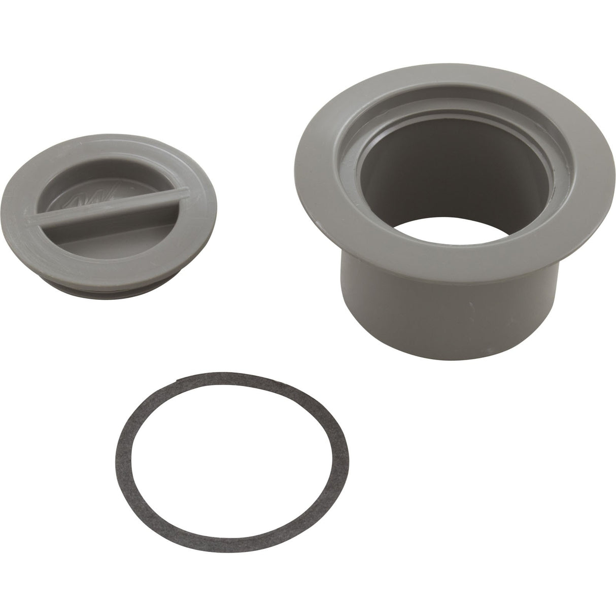 Volleyball Pole Holder Flange & Plug Assy-Gray : 540-6717