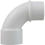 90 Elbow, Sweep, Waterway, 1-1/2" Slip x 1-1/2" Spigot : 411-9100