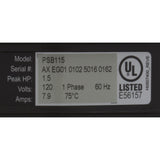 Blower, Zodiac Jandy, Plastic, 1.5hp, 115v, 7.9A, Hardwire : PSB115
