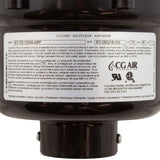 Blower, CG Air Millenium 3, 115v, 7.0A, 3-Spd, 3ft AMP : M3-120/60