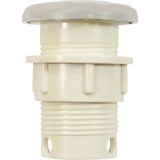 Air Button, Hydrabaths Futura, 1-7/8" fd, w/Nut, Chrome : FBA-17