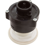 Air Button, TDI 3242, Flush, 1-5/8"hs, 2-9/16"fd, White : MPT-01010-3242
