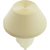 Air Button, Tecmark, Raised Cone, 7/8"hs, 2-3/4"fd, Beige : PT1-3130-03