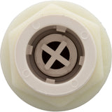 Air Ctrl, WW, 1 -5/16"hs, 1-11/16"fd, Crescent, White, 1/2" : 660-3300
