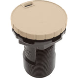 Air Ctrl, BWG/HAI Slimline, 1-3/4"hs, 2-1/2"fd, Nchd, Bone, 1" : 10-2310BON