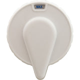 Air Ctrl, BWG/HAI Slimline, 1-3/4"hs, 2-1/2"fd, Teardrop, Wht, 1" : 10-2330WHT