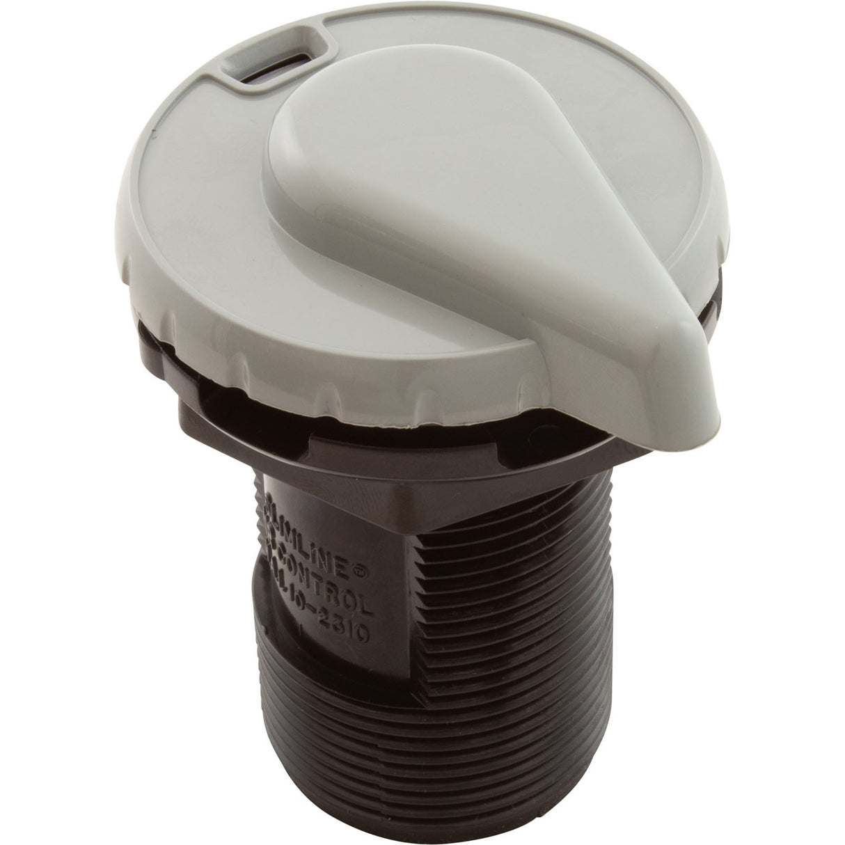 Air Ctrl, BWG/HAI Slimline, 1-3/4"hs, 2-1/2"fd, Teardrop, Gry, 1" : 10-2330GRY