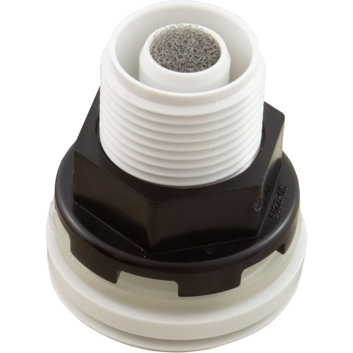 Air Ctrl, BWG/HAI Mini, 1-1/8"hs, 1-11/16"fd, Crescent, Wht, 1/2" : 10-2200WHT