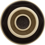 Air Ctrl, BWG/HAI Mini, 1-1/8"hs, 1-11/16"fd, Crescent, Bone, 1/2" : 10-2200BON