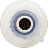 Air Ctrl, CMP, Mini, 1-1/8"hs, 1-11/16"dia, Cresent, White, 1/2" : 25099-000-000