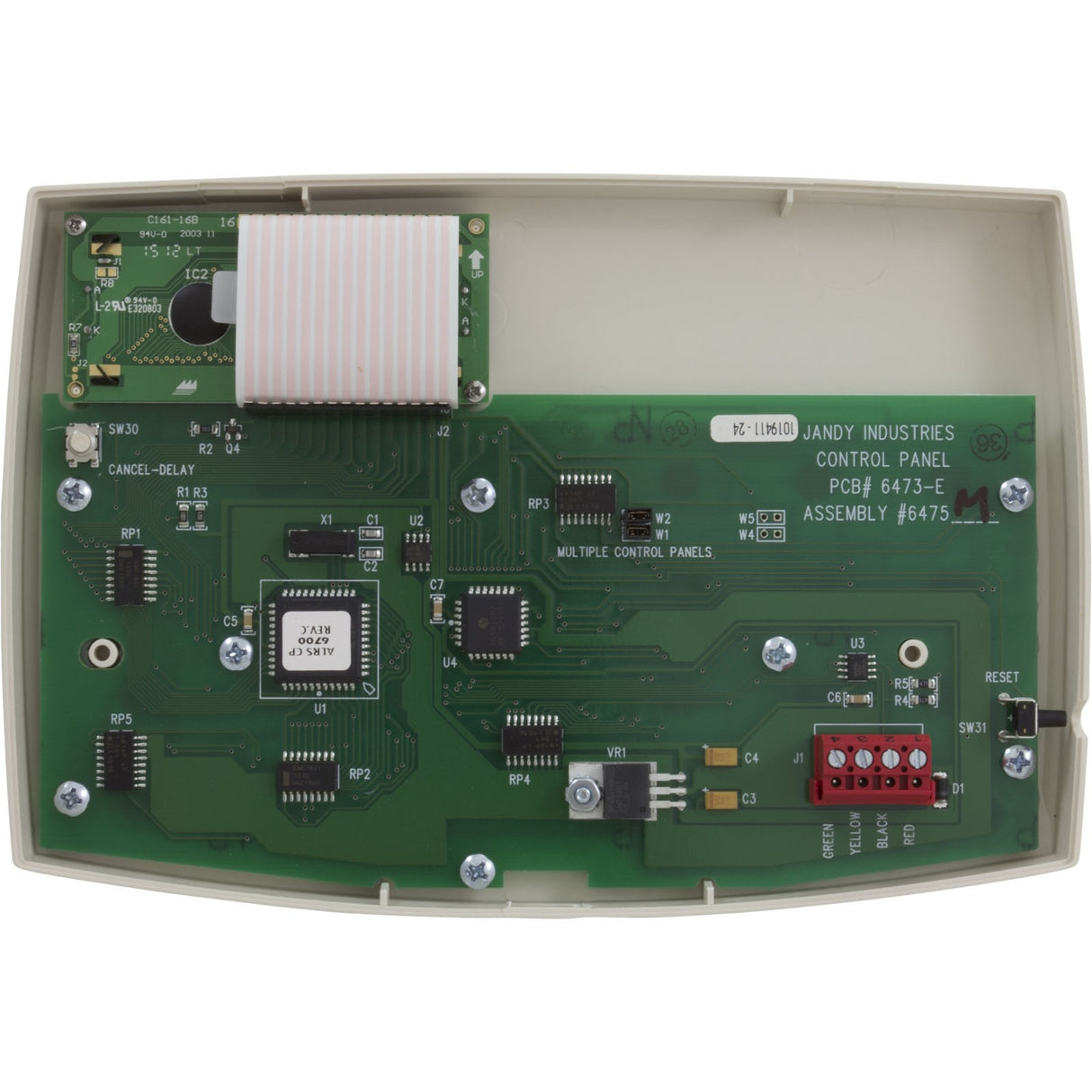 Control Panel, Jandy AquaLink RS All Button, 8 Function, P & S : 6886