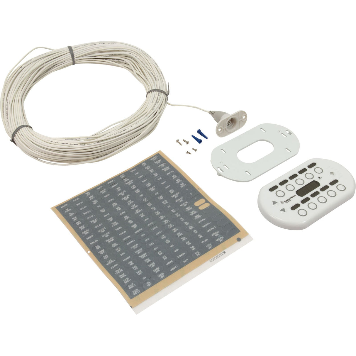 Control Panel, Pentair SpaCommand, White, 250ft Cable : 521179