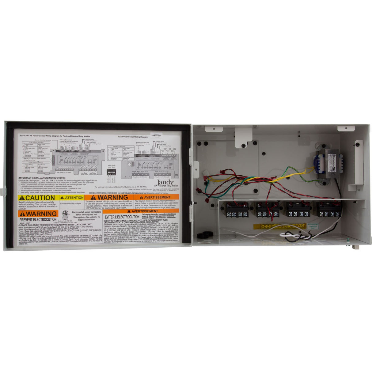 Power Center, Jandy Pro Series Foundation, Model 6612F : 6612F