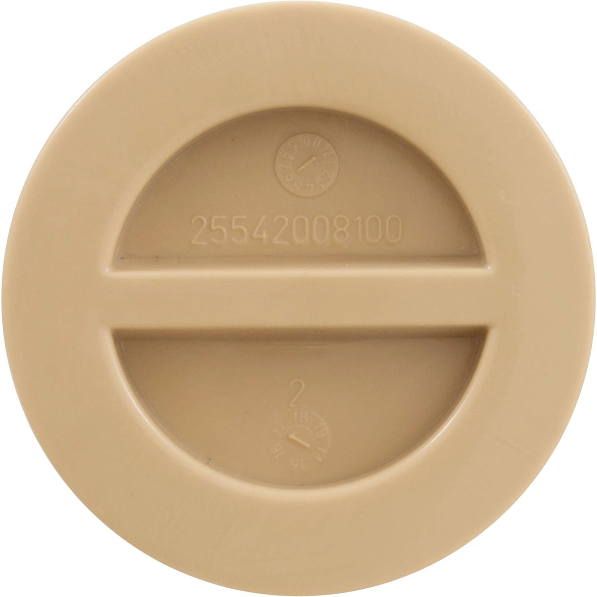 1.5In Npt Flat Plug, Tan : 25542-009-000