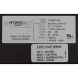 Control, Hydro-Quip CS4009-US2, P1, P2, Bl, Oz, 115v/230v, 5.5kW : CS4009-US2