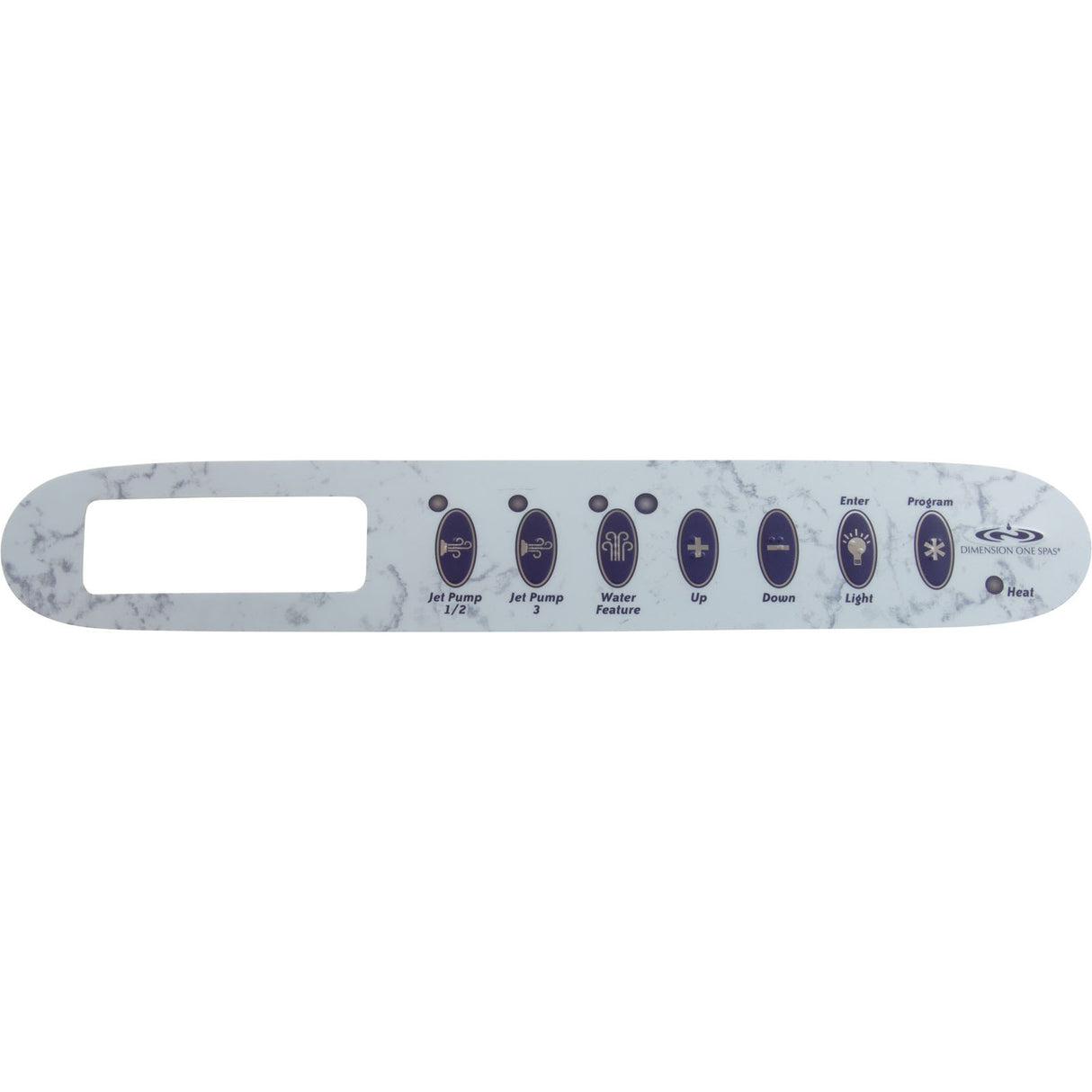 Overlay, Dimension One, TSC-24/K-24, 7 Button, 3 Pump : 01560-305