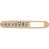 Overlay, Dimension One, TSC-24/K-24, 7 Button, 2 Pump : 01560-368