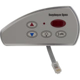 Spa Side Control, 2000+, Portofino Series, 1 Pump : 6600-833