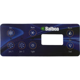 Overlay, Balboa Water Group Serial Standard, 2 Jet/Aux/Light : 11159