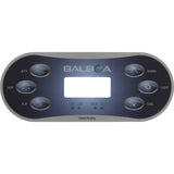 Overlay, Balboa BP Series, TP600, 6 Button, P1, Aux, Flip, Temp, Lt : 12101