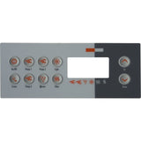 Topside, Gecko TSC 8/K 8, 10 Button, 3 Pump, Large Rec, LCD : 0201-007153