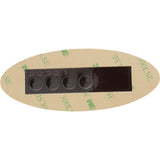 Overlay, Gecko TSC-9-GE1, 4 Button, P1, Light : 9916-100131