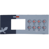 Overlay, Gecko TSC-4, 8-Button, P1, P2, Bl, Lt : 9916-100094