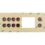 Overlay, Gecko TSC-4, 10 Button, P1 , P2 , Bl , Lt, Eco, Filt : 9916-100761