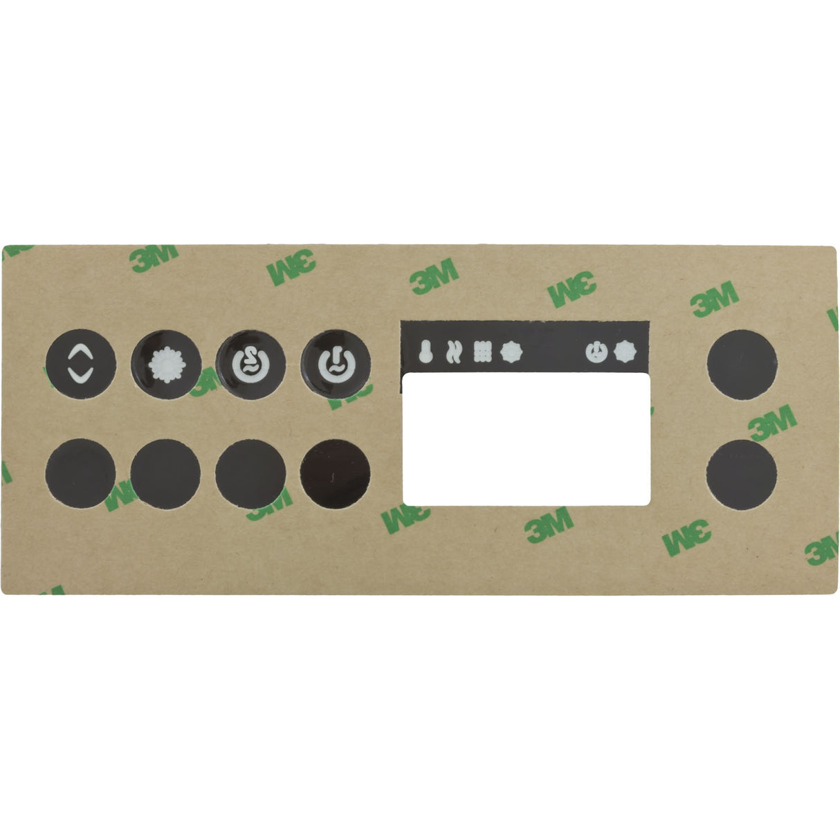 Overlay, Gecko K-19 AE, 4 Button, P1, P2, Lt : 9916-101204
