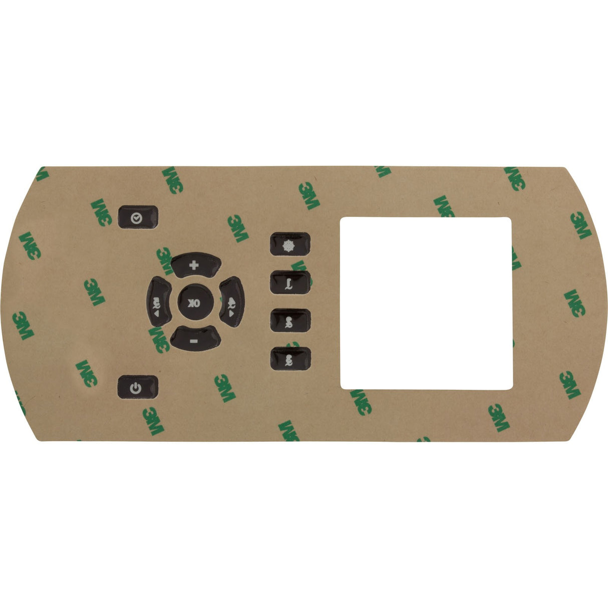 Overlay, Gecko in.k600-AE1, Static 5OP, 11 Button Holes : 9916-101382