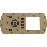 Overlay, Gecko in.k600-AE1, Static 5OP, 11 Button Holes : 9916-101382