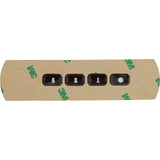 Overlay, Gecko in.k100 Aux, 4 Button Holes : 9916-101392