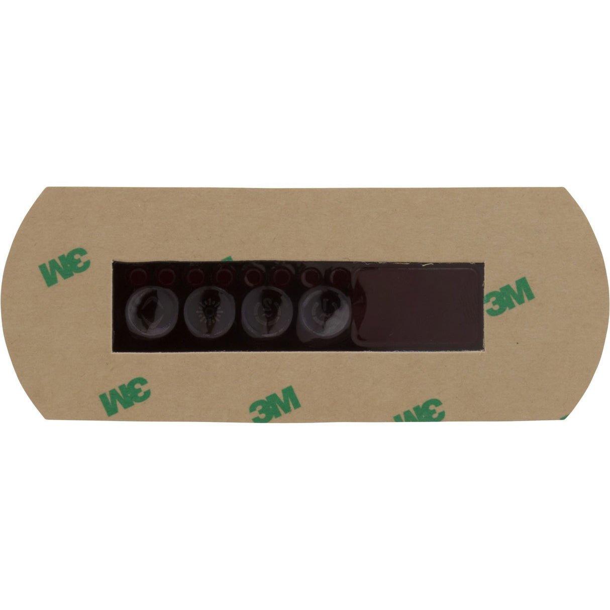 Overlay, Gecko in.k200, 4 Button, P1, P2, Lt : 80-0241A